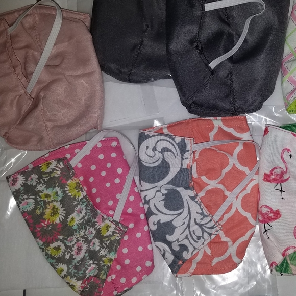 Reversible NO GAP face masks w/ 3 FILTERS - Picture 5 of 10